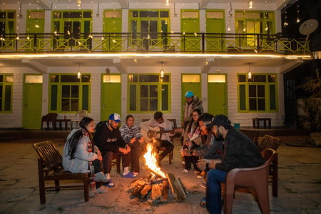 Trippy Turtle Hostel, Manāli, Индия