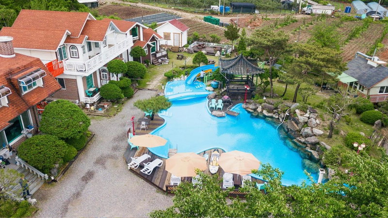 Kapyeong Ilsang Talchul Pension Water Slide, Gapyeong, Южная Корея