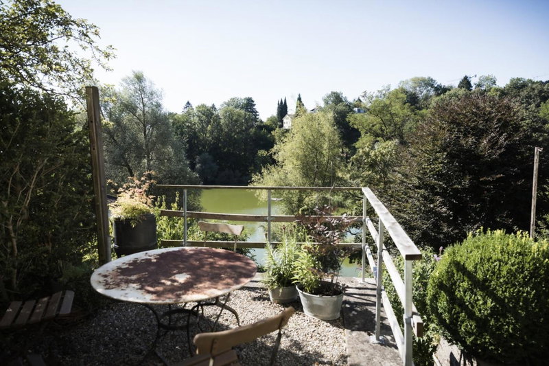 Bett am Weiher, Wil, Schweiz