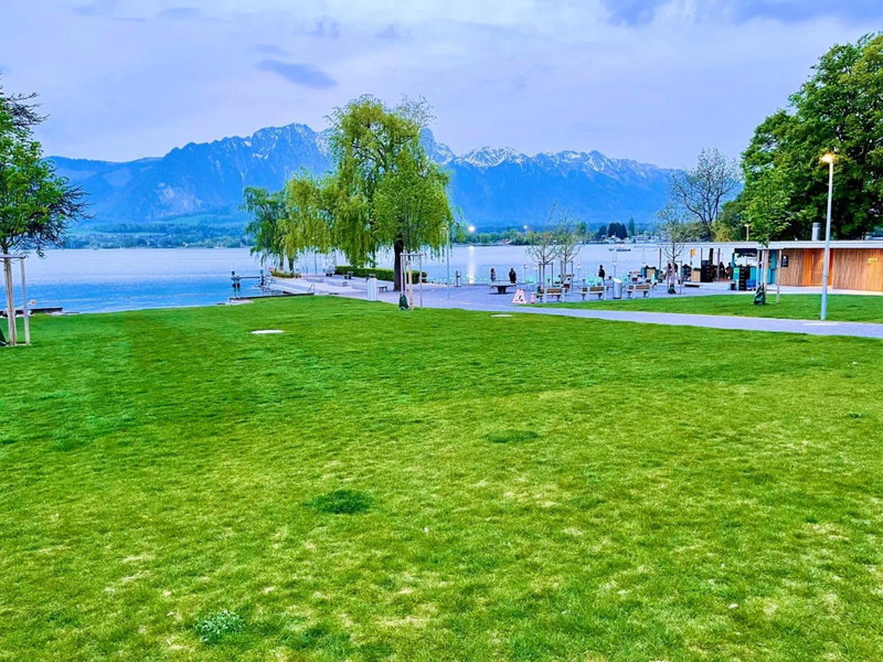 Schöne Ferienwohnung mit Seeblick, Thun, Suiza
