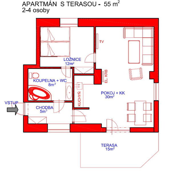 apartmány U Solišů, Klimkovice, República Checa