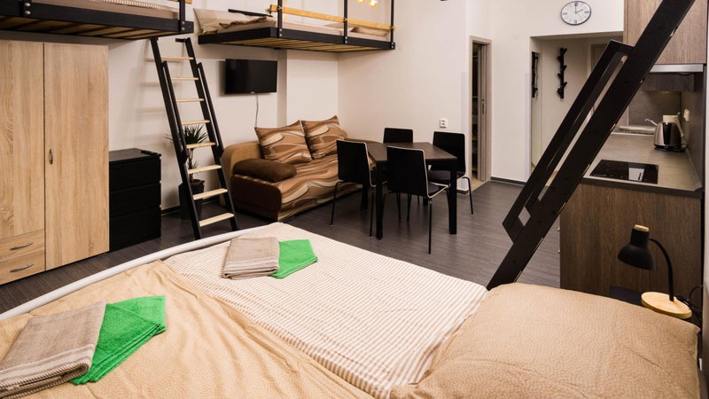 Flying Bed Apartment close to Prague Castle and Airport, Prague, Czechia