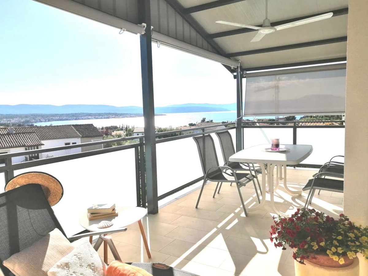 Lovely Sea View House in Malinska Island Krk, Croatia