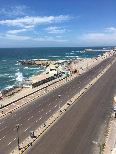 sporting sea view two bedroom appartement, Alexandria, Египет