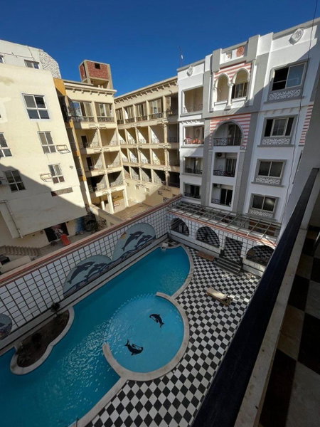 Studio pool view next to the Marina,Sheraton Plaza 320, Hurghada, Egypt