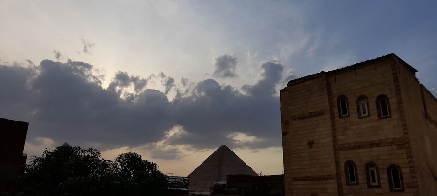 Rayan pyramids view, Giza, Egypt