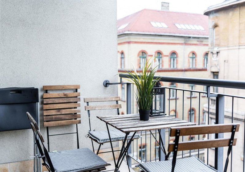 Downtown Apartment with Free Garage Balcony and AC, Budapest, Hungary