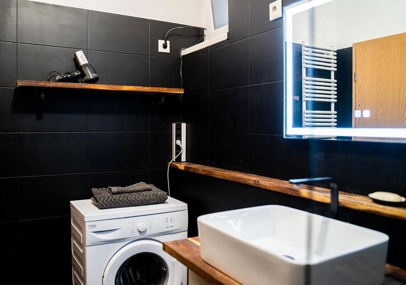 Downtown Apartment with Free Garage Balcony and AC, Budapest, Hungary