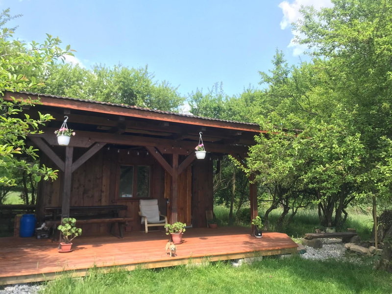 Romantická chatka so saunou v prírode, Turany nad Vahom, Slovakia