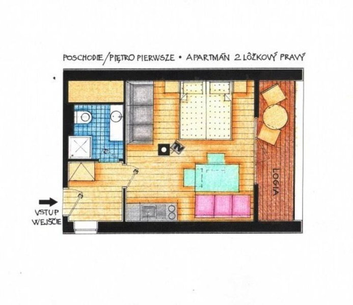 Apartmánová chalupa v Dvore u maliara, Bešeňová, Slowakei