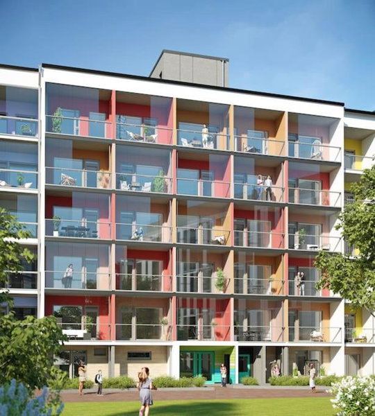 New studio Pastel near Helsinki airport in Kivistö, Vantaa, Finnland