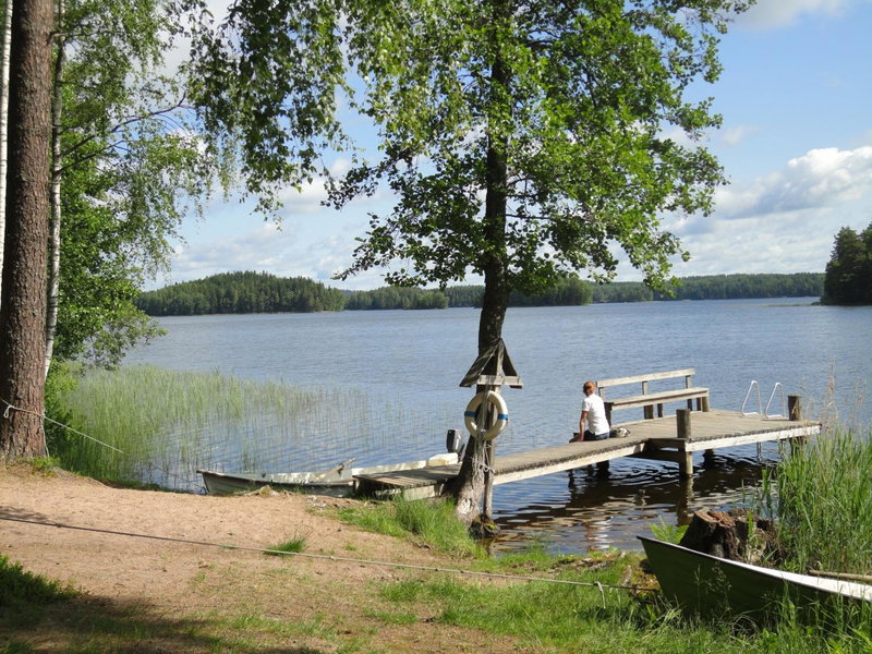 Isotalo Farm at enäjärvi lake, Salo, Finland