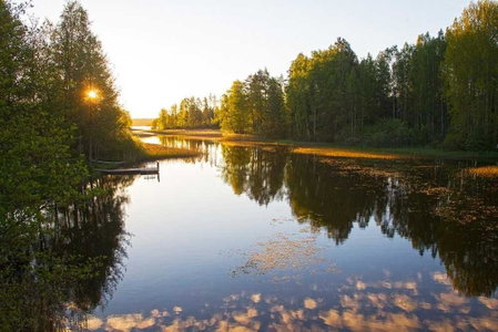 Isotalo Farm at enäjärvi lake, Salo, Finland