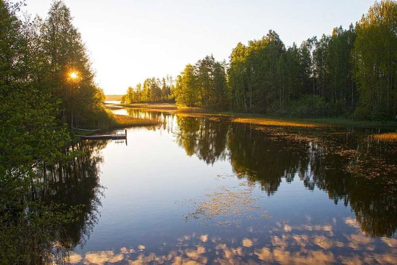 Isotalo Farm at enäjärvi lake, Salo, Finland