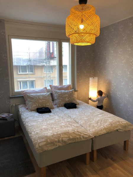 Perheasunto keskustassa, Tampere, Finnland