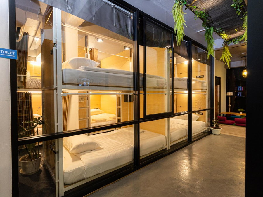 Khao San Social Capsule Hostel, Bangkok, Thailand