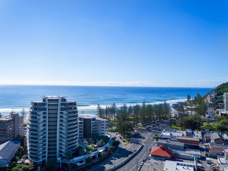 Ambience on Burleigh Beach, Gold Coast, Australie