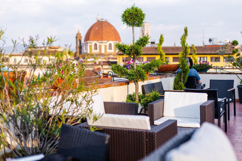 Hotel Annabella Roof Terrace, Florence, Italie