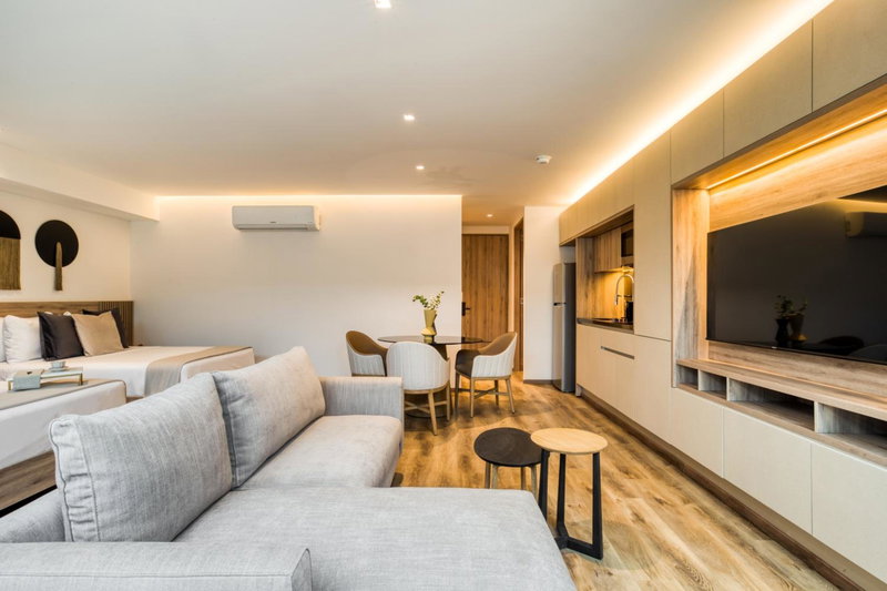 Studio Fenomenal con Balcon Priv and Rooftop whit Jacuzzi, Mexico City, Мексика