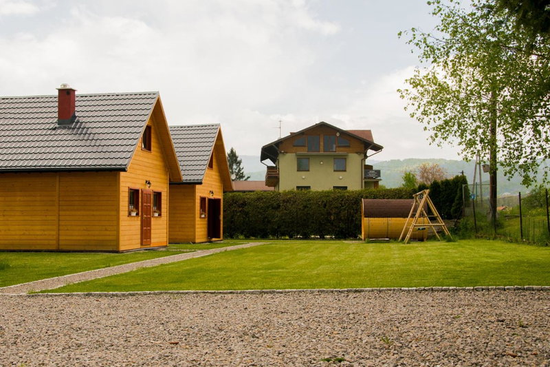 Domki nad jeziorem, Zarzecze, Poland