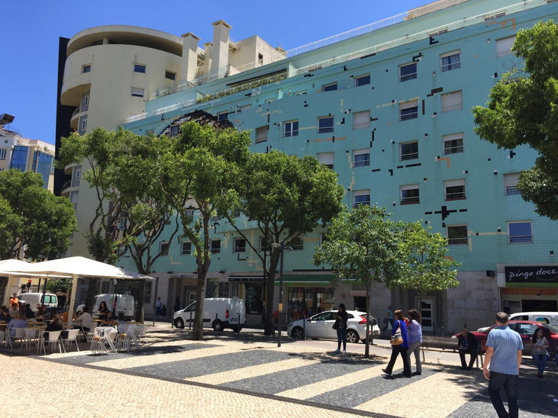 8-bit-building, Lisbon, Portugal
