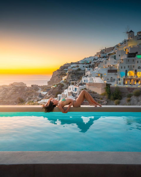 Old Castle Oia by Mr and Mrs White, Oia, Greece
