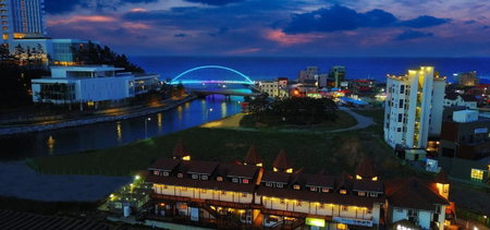 Santa Beach Pension, Gangneung, Corea del Sur