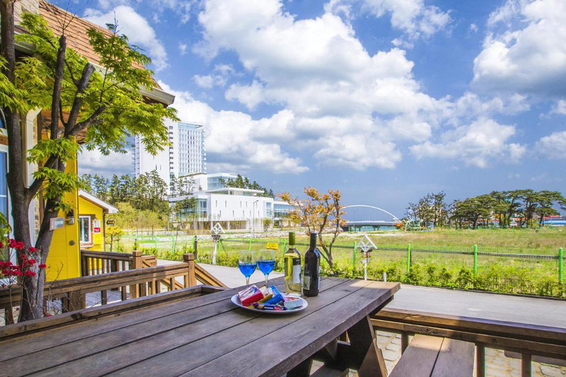 Santa Beach Pension, Gangneung, Corea del Sur