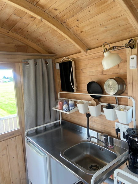 Pipowagen op Camperplaats Vechtdal, Nieuwleusen, Países Bajos
