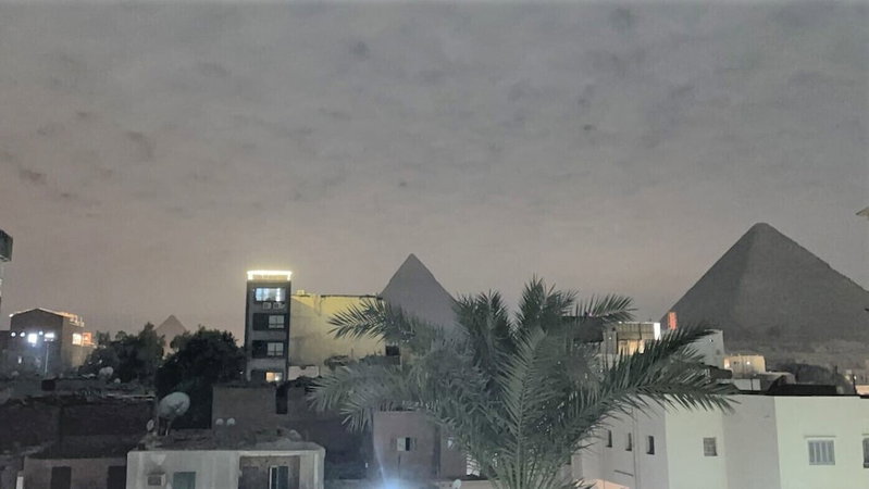 Phoenix pyramids view, Giza, Egypt