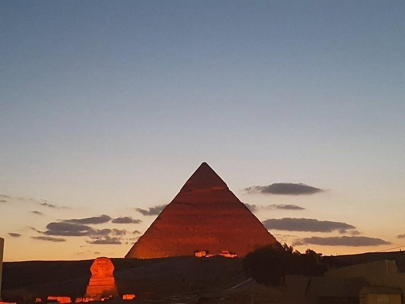 Phoenix pyramids view, Giza, Egypt