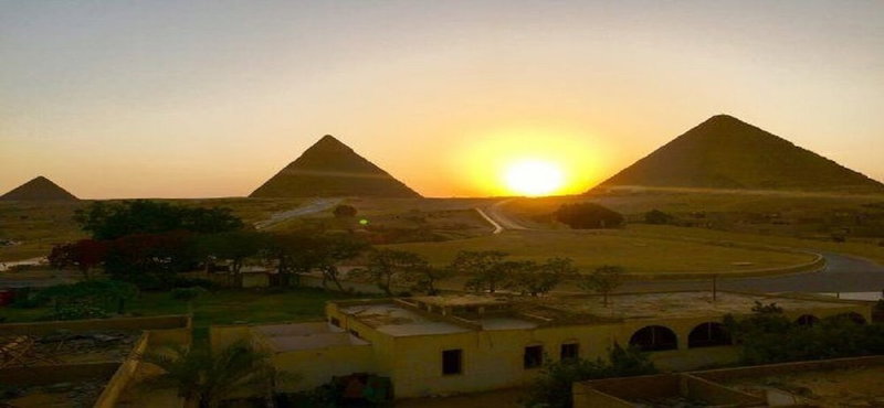 Phoenix pyramids view, Giza, Egypt