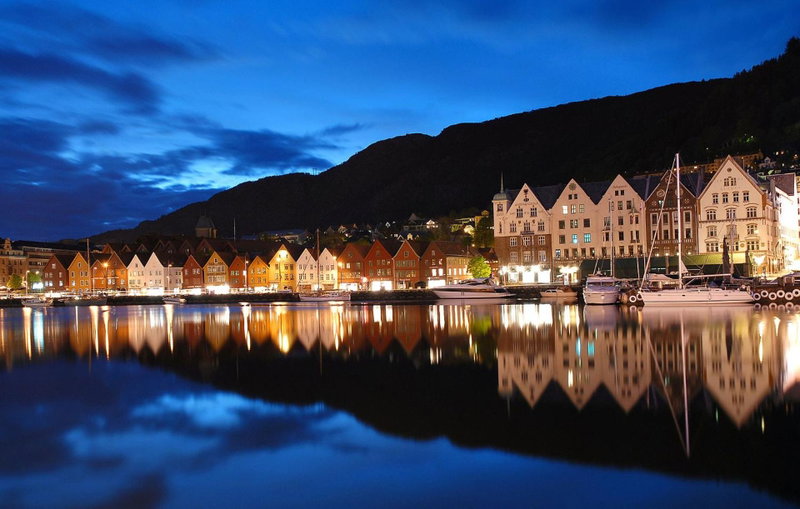 Central location in the heart of historic Bergen, Bergen, Norvège