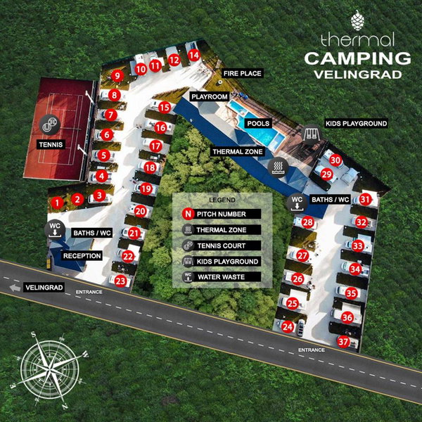 Thermal Camping Velingrad, Velingrad, Bulgarie