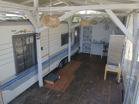Sea Caravan/Camper on the Beach, Kiten, Bulgaria