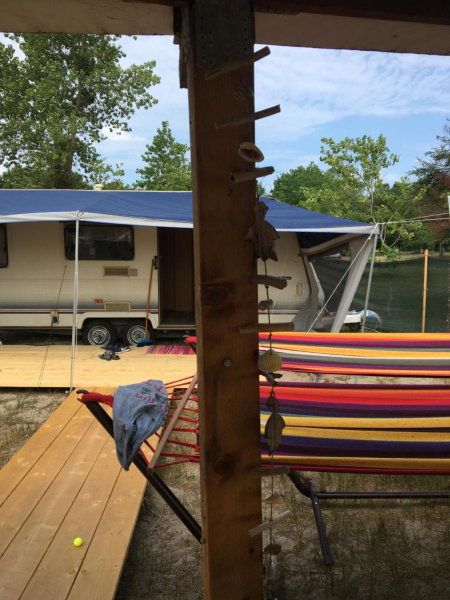 Sea Caravan/Camper on the Beach, Kiten, Bulgaria