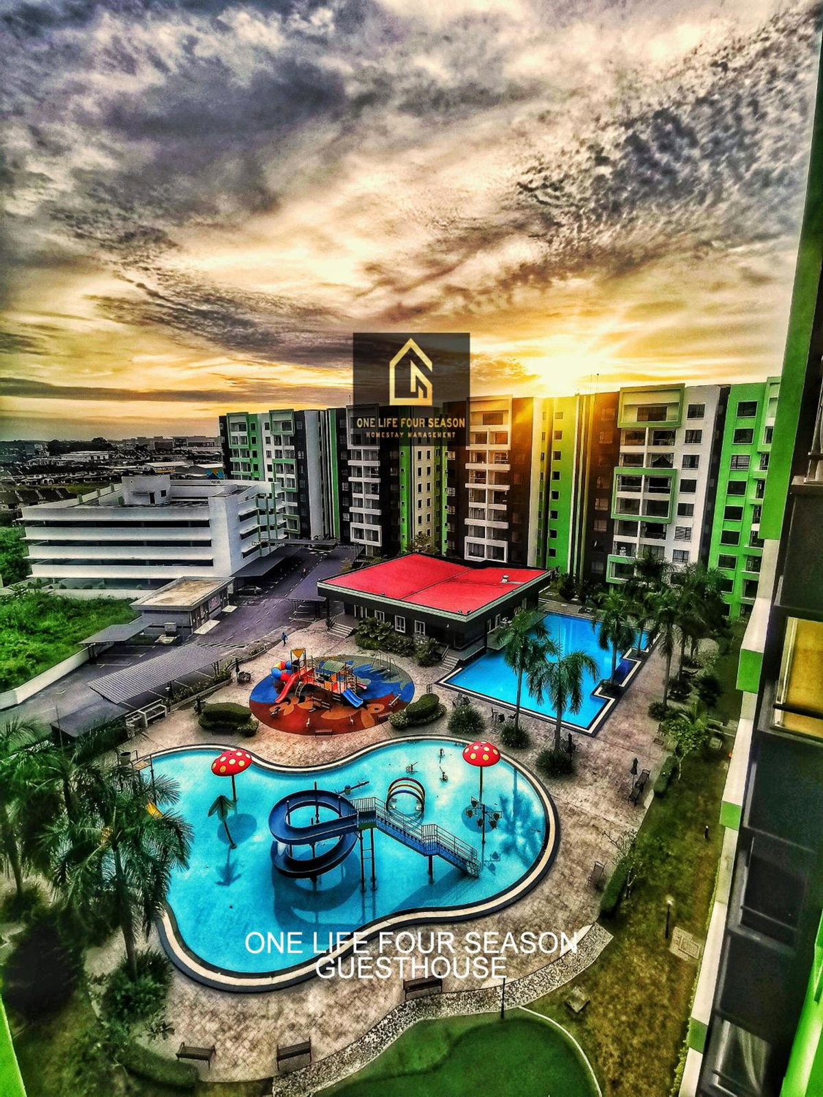 Hotel · One Life Four Season Waterpark Guest House Manhattan Condominium, Ipoh