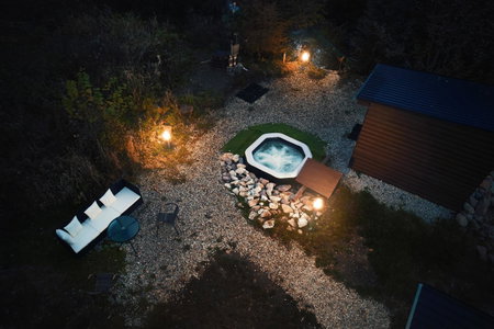 Škandinávske domčeky-lesná sauna a ubytovanie, Spišské Bystré, Slovakia