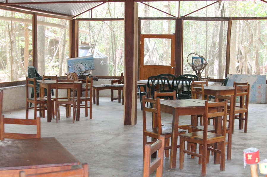 Campamento Yaax Che en Calakmul, Conhuas, Mexico