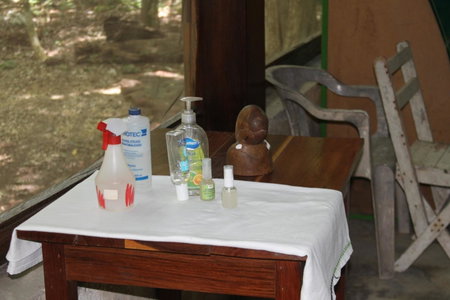 Campamento Yaax Che en Calakmul, Conhuas, Mexico