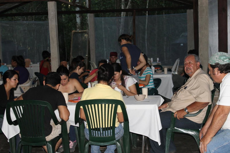 Campamento Yaax Che en Calakmul, Conhuas, Mexico