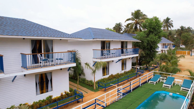 Sandbanks Beach Villas, Morjim, Morjim, India