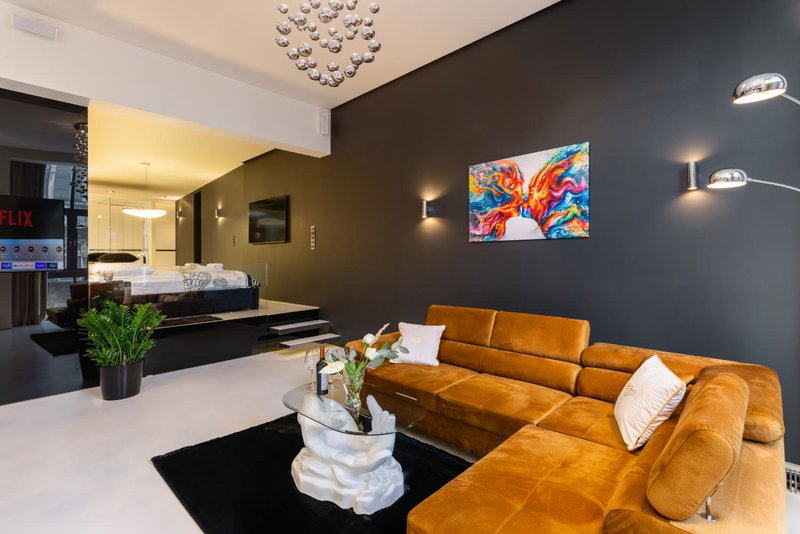 Apartament z jacuzzi City Life Centrum, Bielsko-Biala, Polen