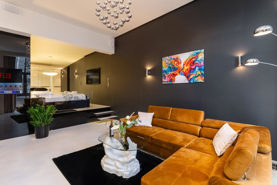 Apartament z jacuzzi City Life Centrum, Bielsko-Biala, Polen