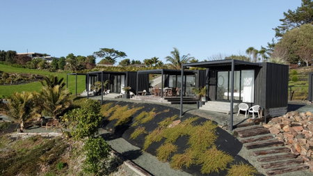 Aotearoa Surf Eco Pods, Te Arai, New Zealand