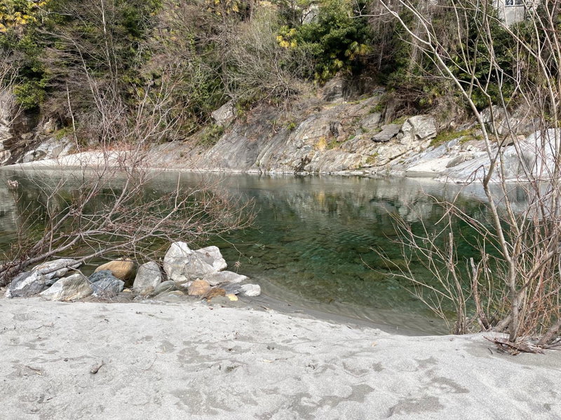 Blue River, Losone, Switzerland