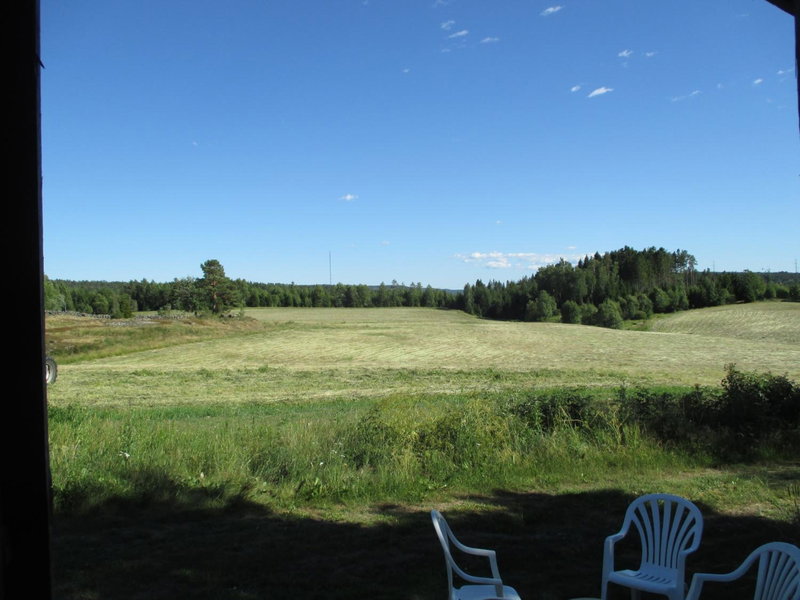 Stuga vid viltåker nära norska gränsen, Strömstad, Sweden