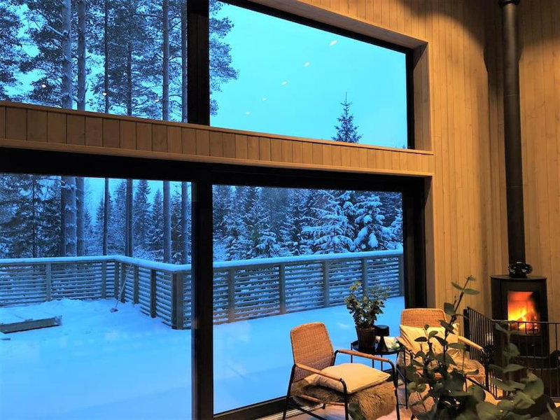 Skogly - Ny stor hytte, Unike Finnskogen, Torsby, Sweden