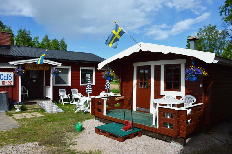 Stuga vid Hedenäsets stencafé, Hedenäset, Sweden