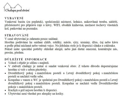 Chalupa pod strání, Telecí, Czechia